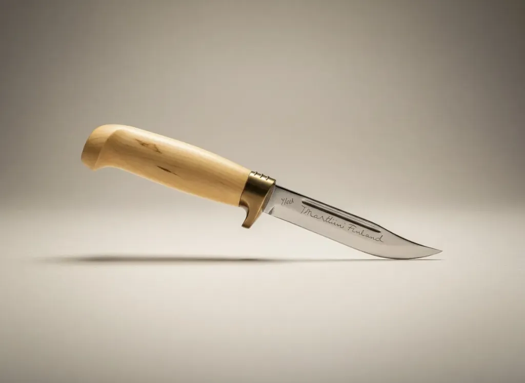 Marttiini DELUXE CLASSIC Jagdmesser, Birkenholz